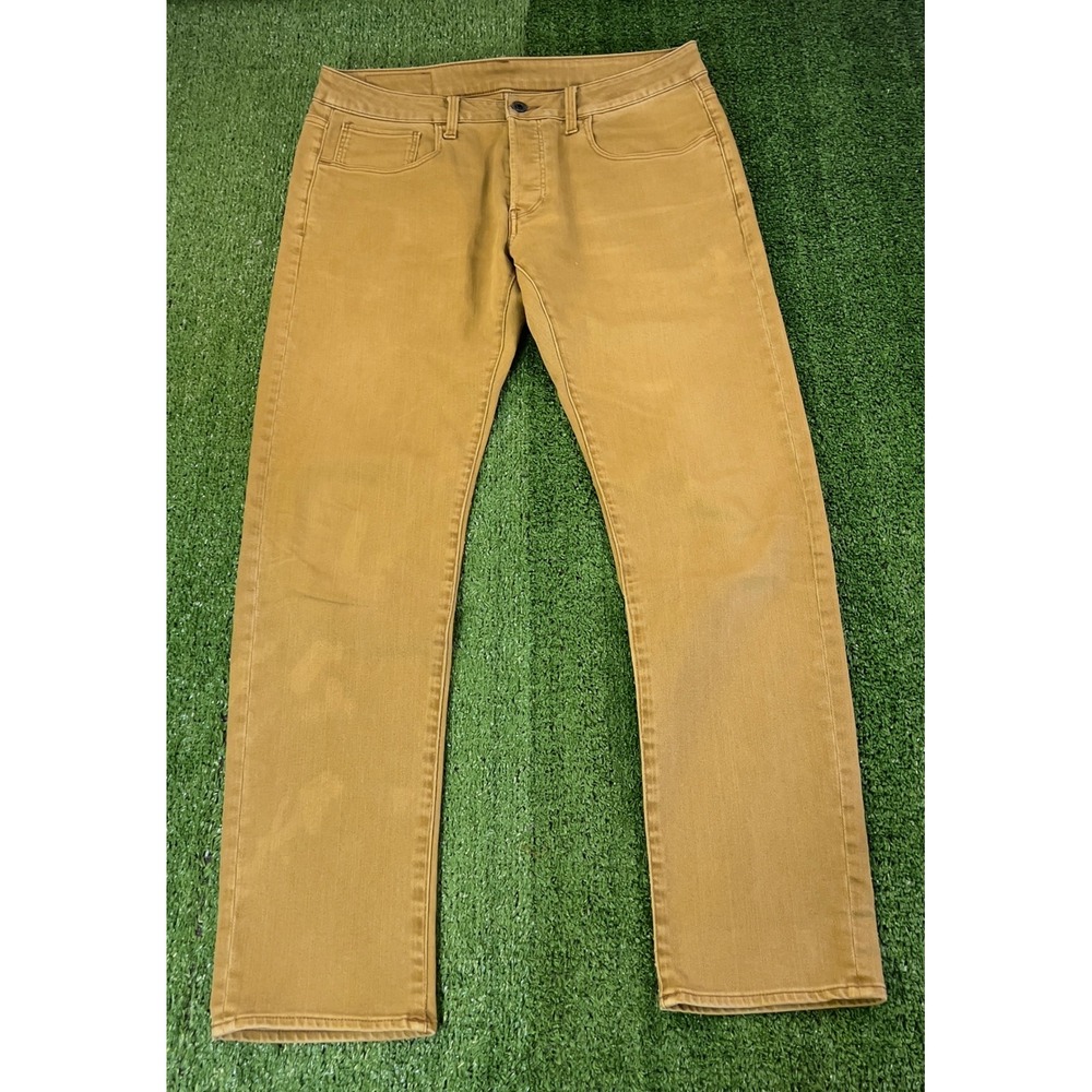 G Star Raw 3301 Deconstructed Slim COJ Mens Pants Khaki Brown Size 32x32